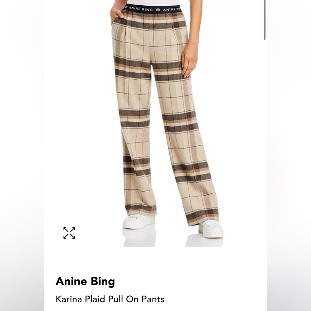 COPY - Anine Bing Plaid Winter Pant